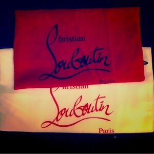 Christian Louboutin Dust Bags - Red and White